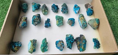 Lot 21 Chrysocolla on Quartz