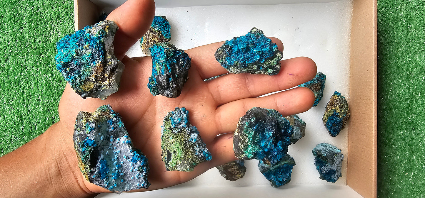 Lot 20 Chrysocolla on Quartz