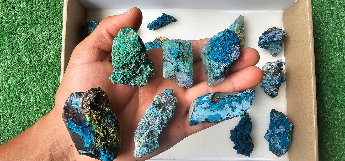 Lot 20 Chrysocolla on Quartz