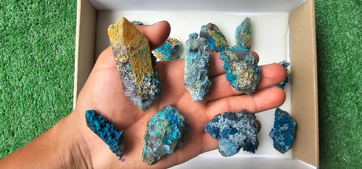 Lot 20 Chrysocolla on Quartz