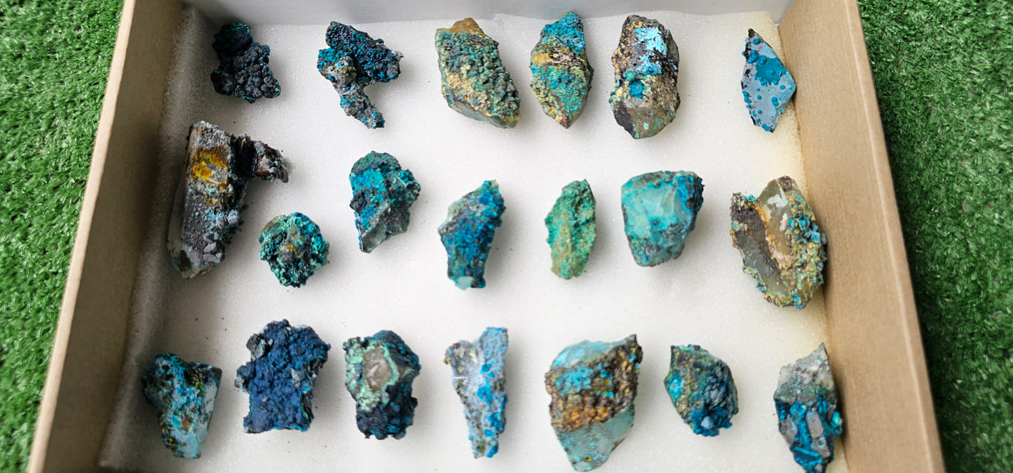 Lot 20 Chrysocolla on Quartz