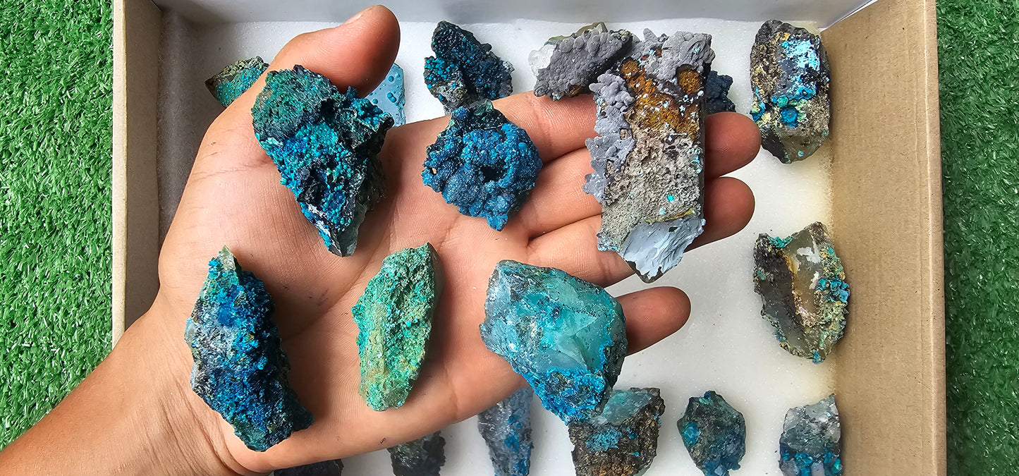 Lot 20 Chrysocolla on Quartz