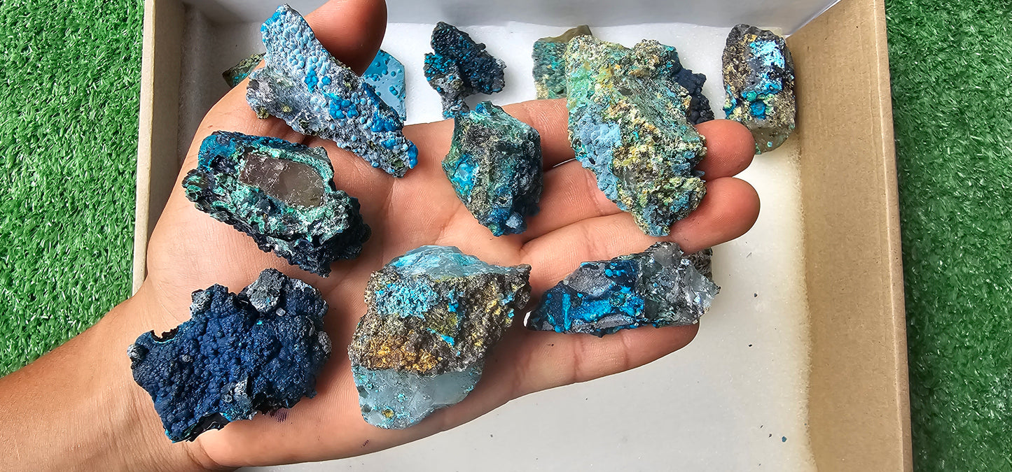 Lot 20 Chrysocolla on Quartz