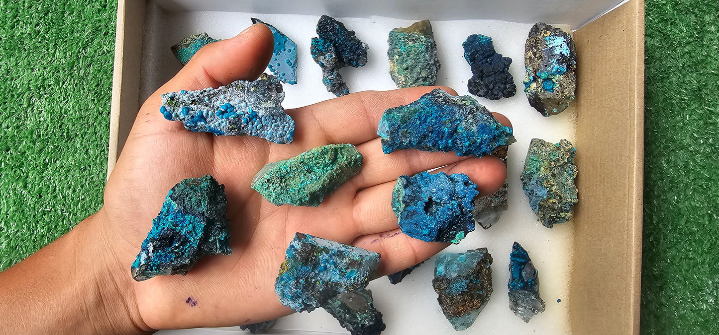 Lot 20 Chrysocolla on Quartz