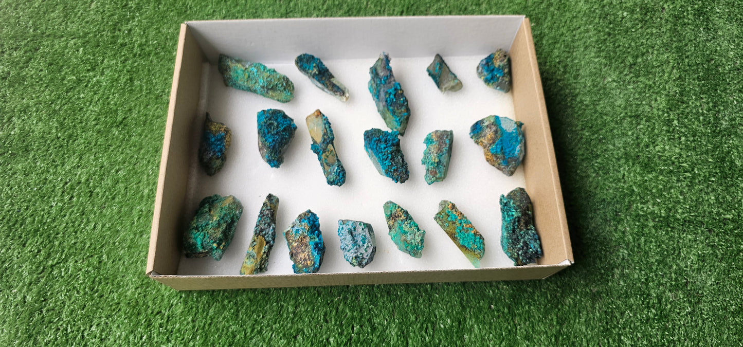 Lot 18 Chrysocolla on Quartz