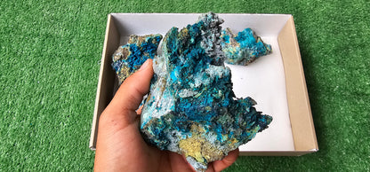 Lot 6 Chrysocolla on Quartz