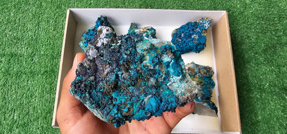 Lot 6 Chrysocolla on Quartz