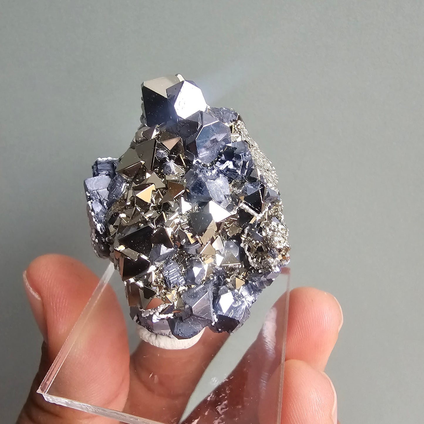 Galena with Pyrite octahedral