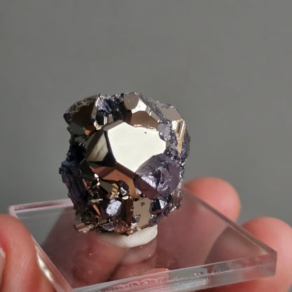 Galena with Pyrite octahedral