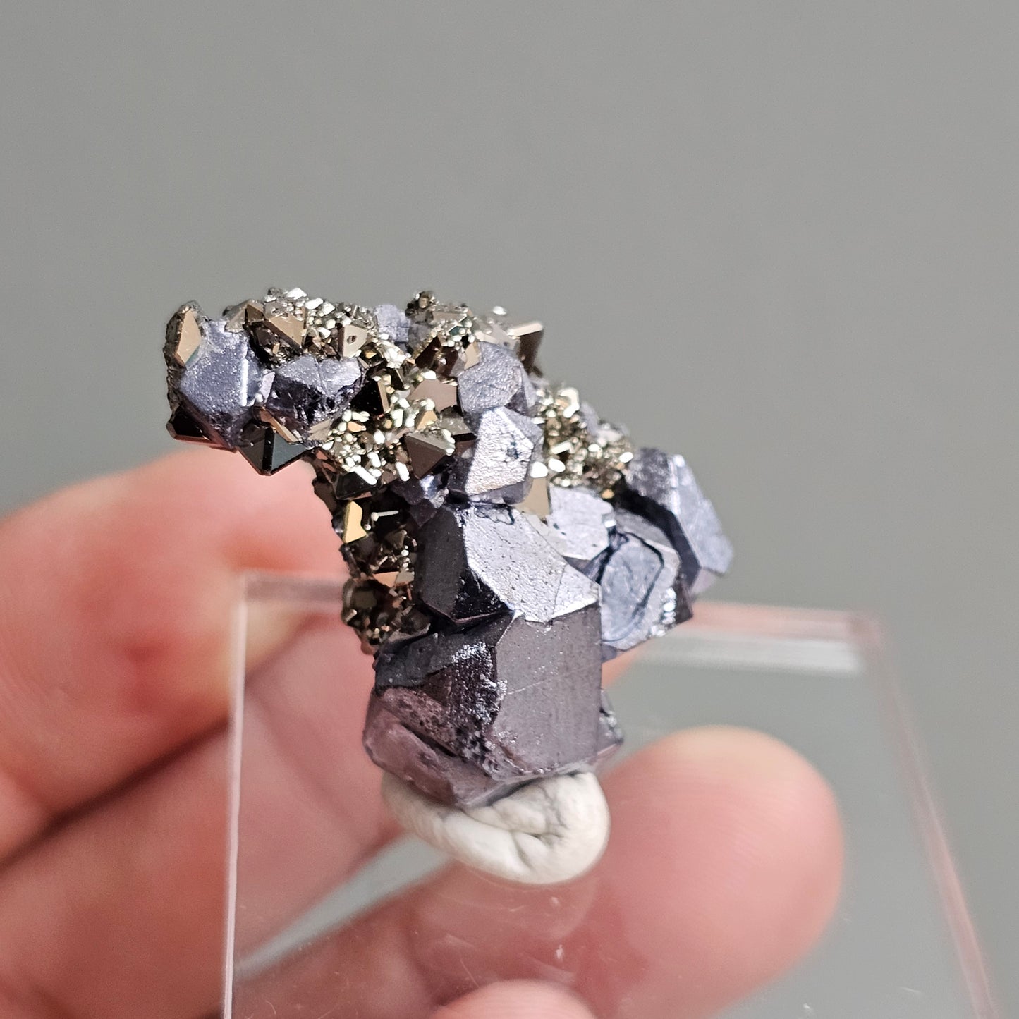 Galena with Pyrite octahedral