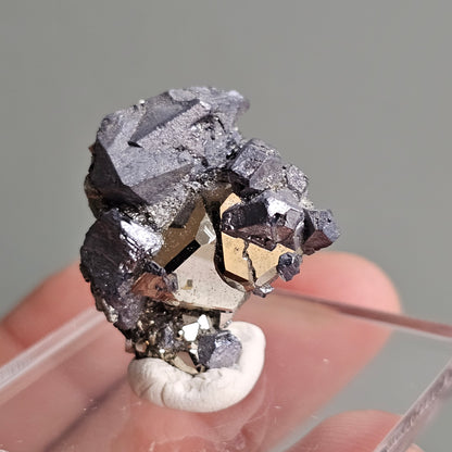 Galena with Pyrite octahedral