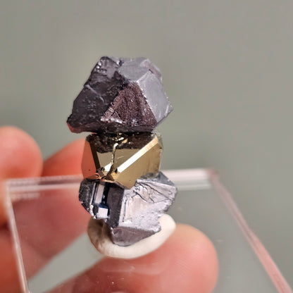 Galena with Pyrite octahedral