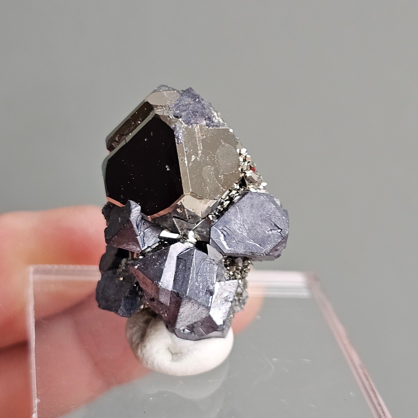 Galena with Pyrite octahedral