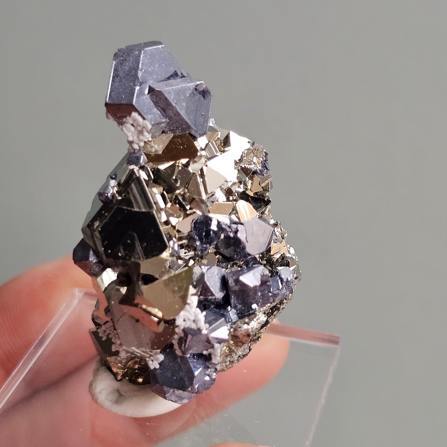 Galena with Pyrite octahedral