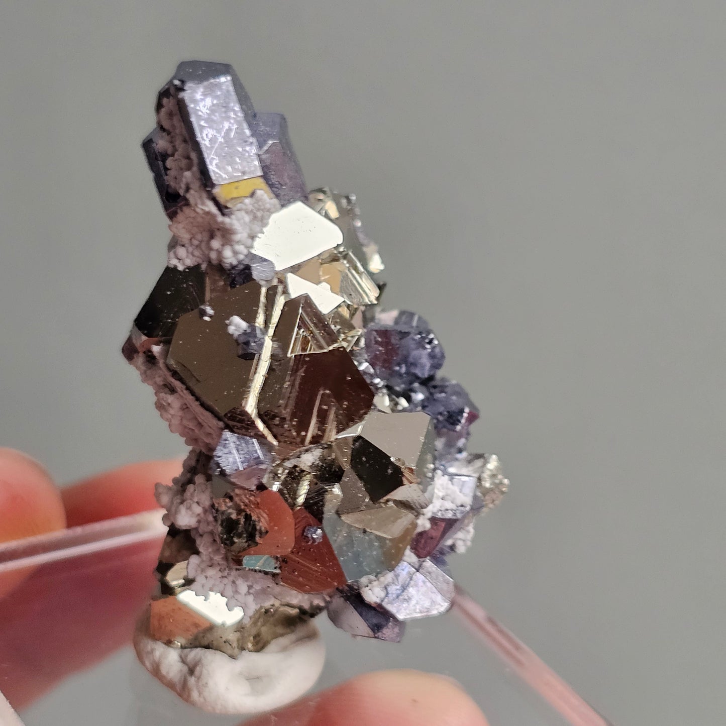 Galena with Pyrite octahedral