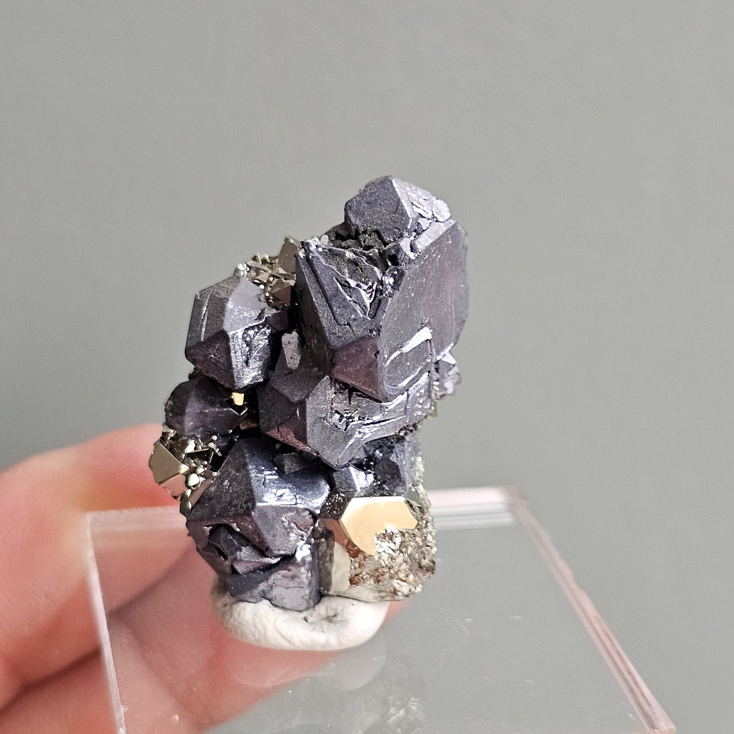 Galena with Pyrite octahedral