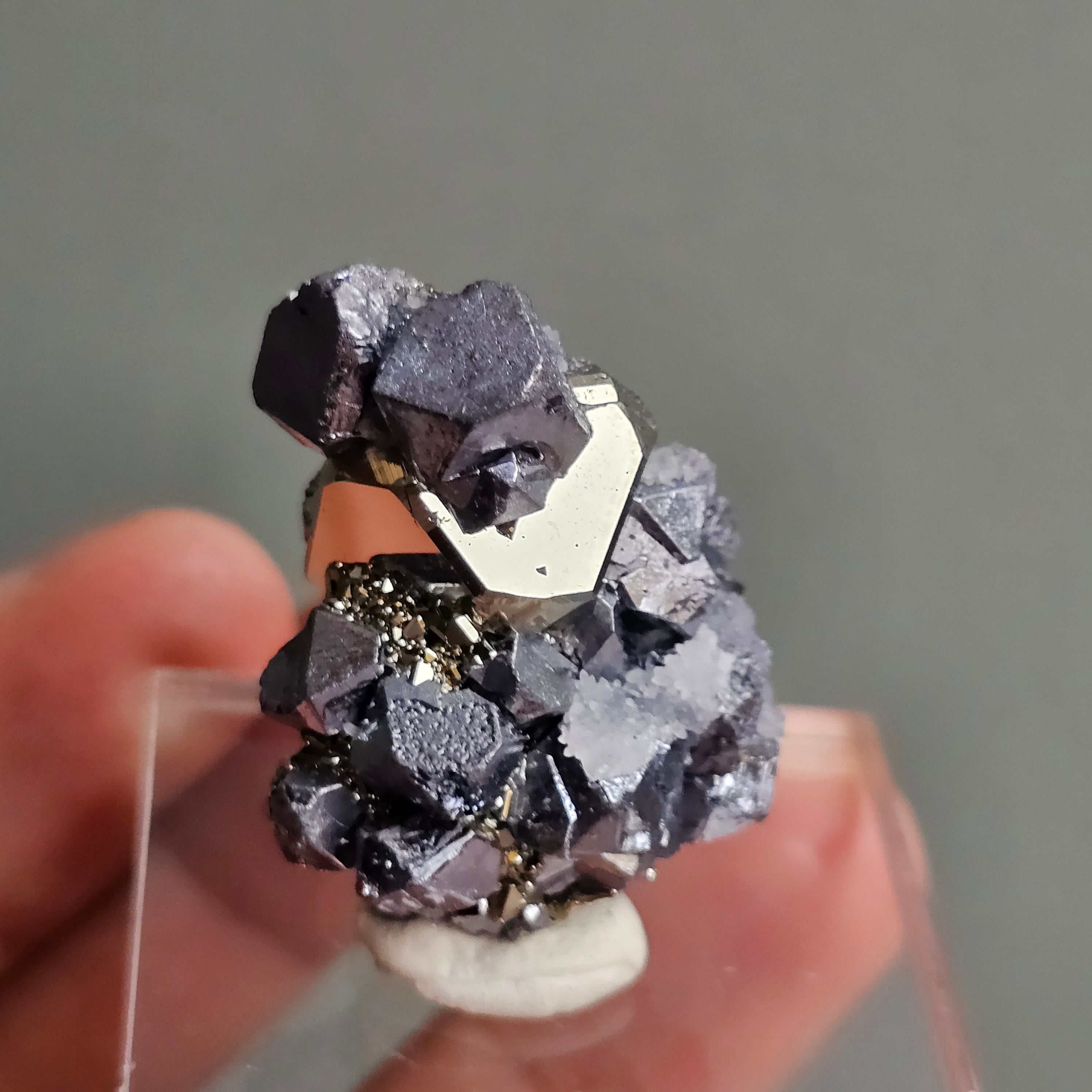 Galena with Pyrite octahedral