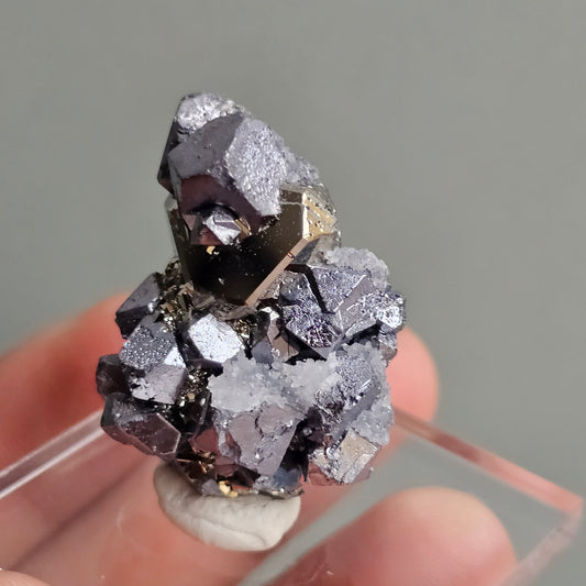 Galena with Pyrite octahedral