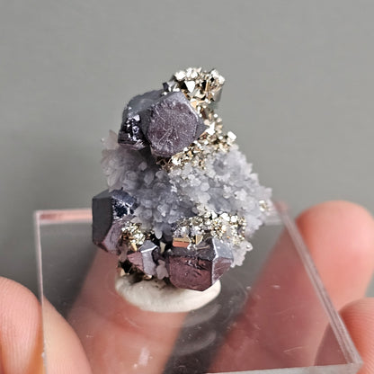 Galena with Pyrite octahedral