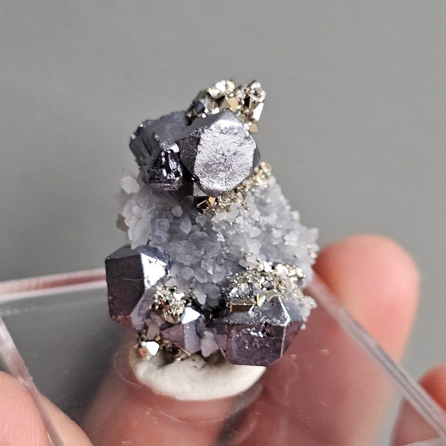 Galena with Pyrite octahedral