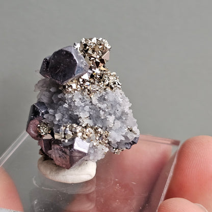 Galena with Pyrite octahedral