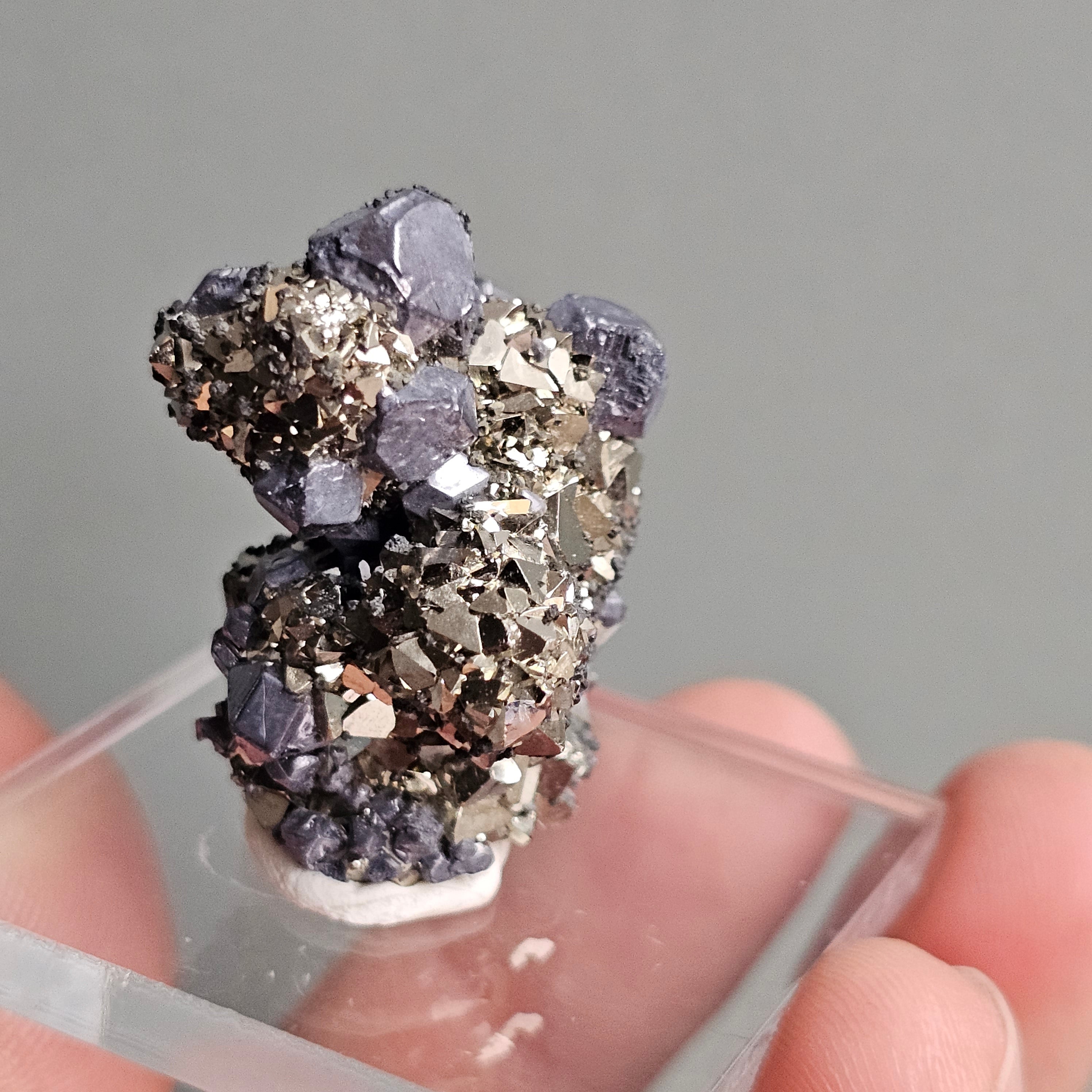 Galena with Pyrite octahedral