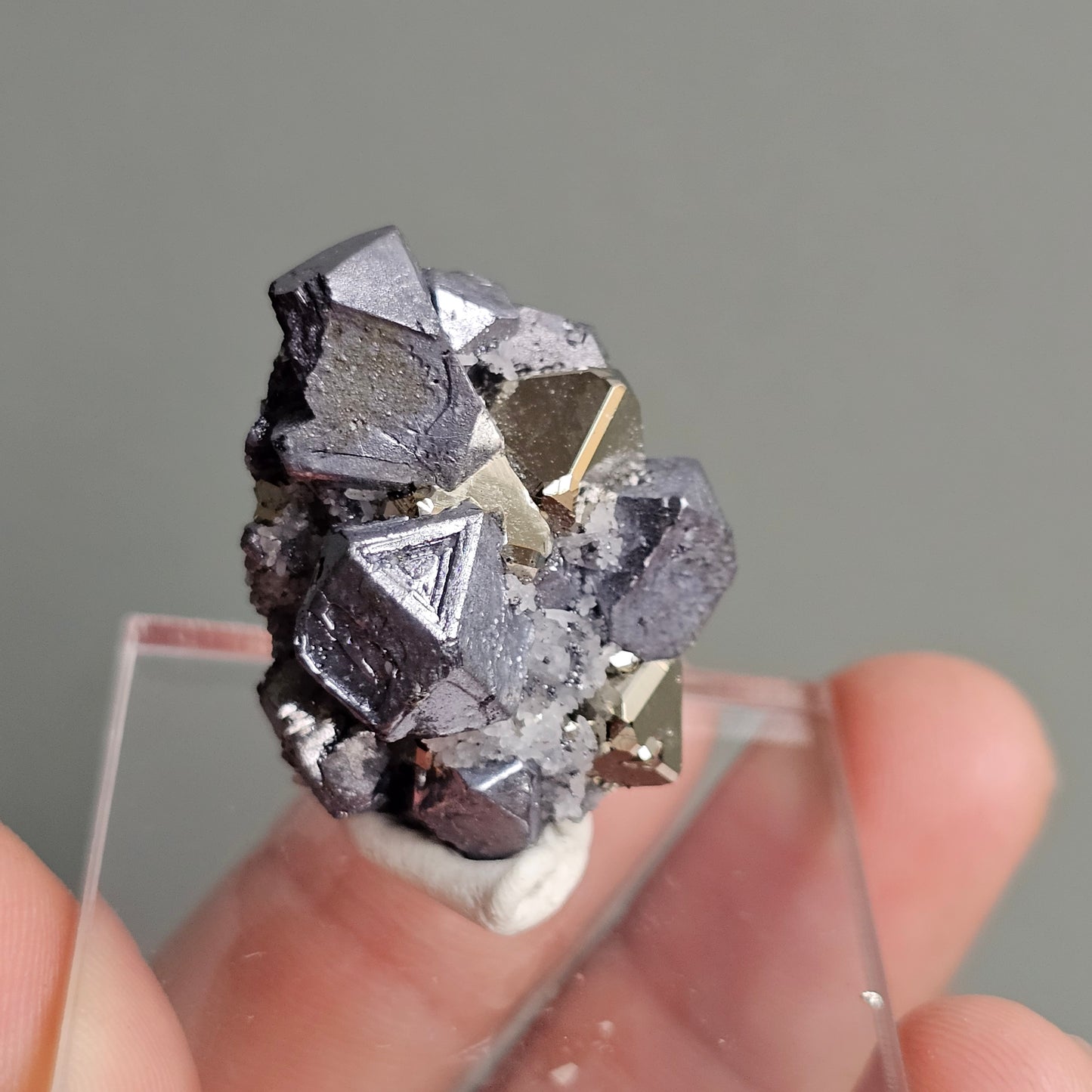 Galena with Pyrite octahedral