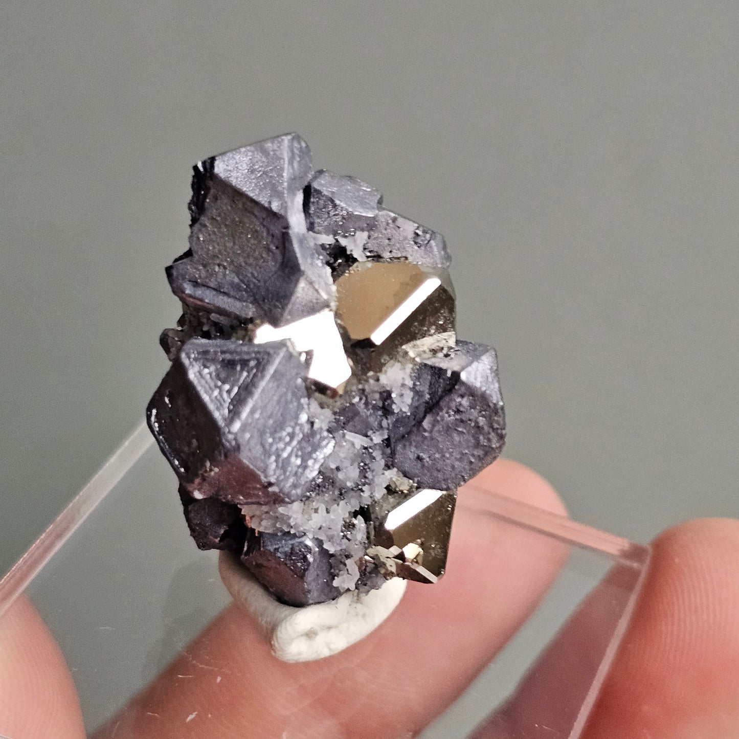 Galena with Pyrite octahedral