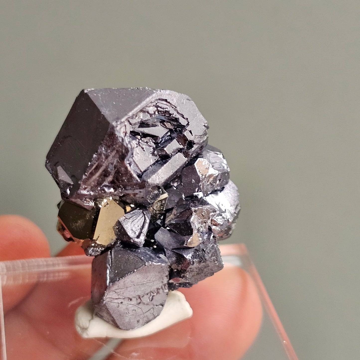 Galena with Pyrite octahedral