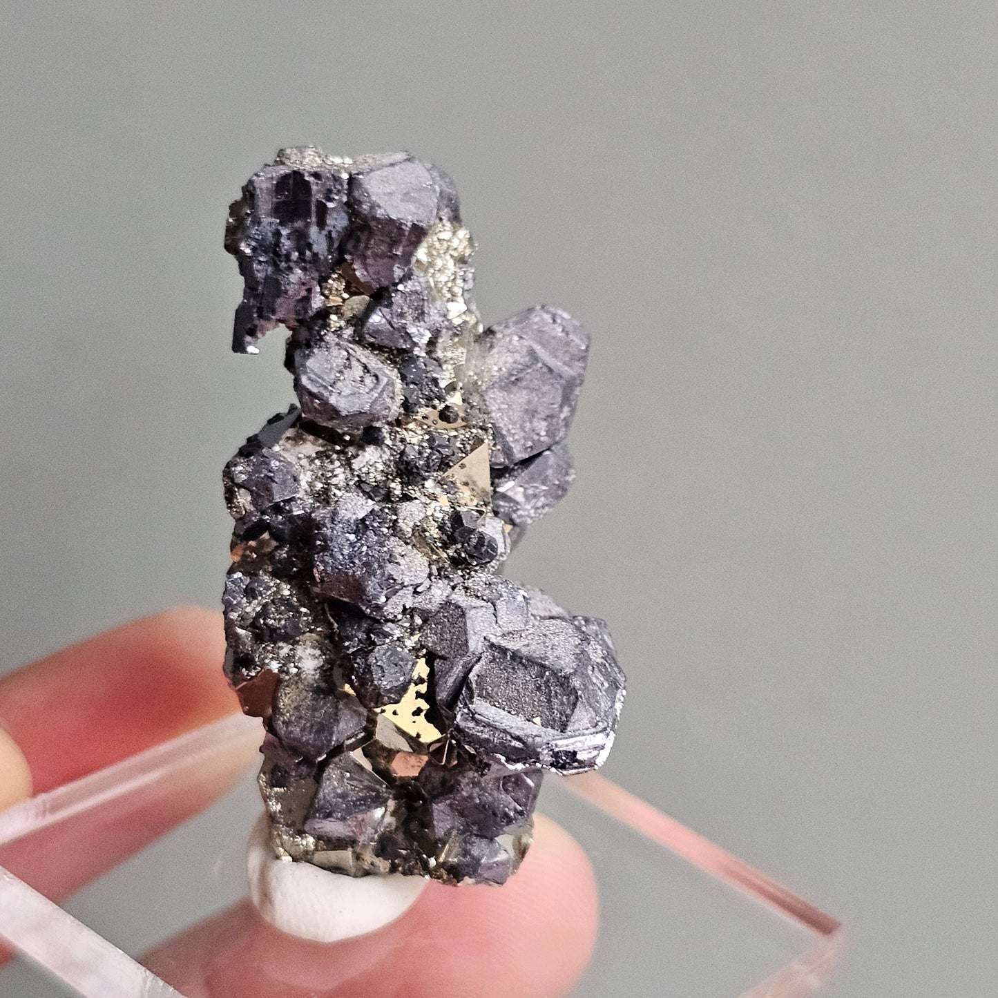 Galena with Pyrite octahedral