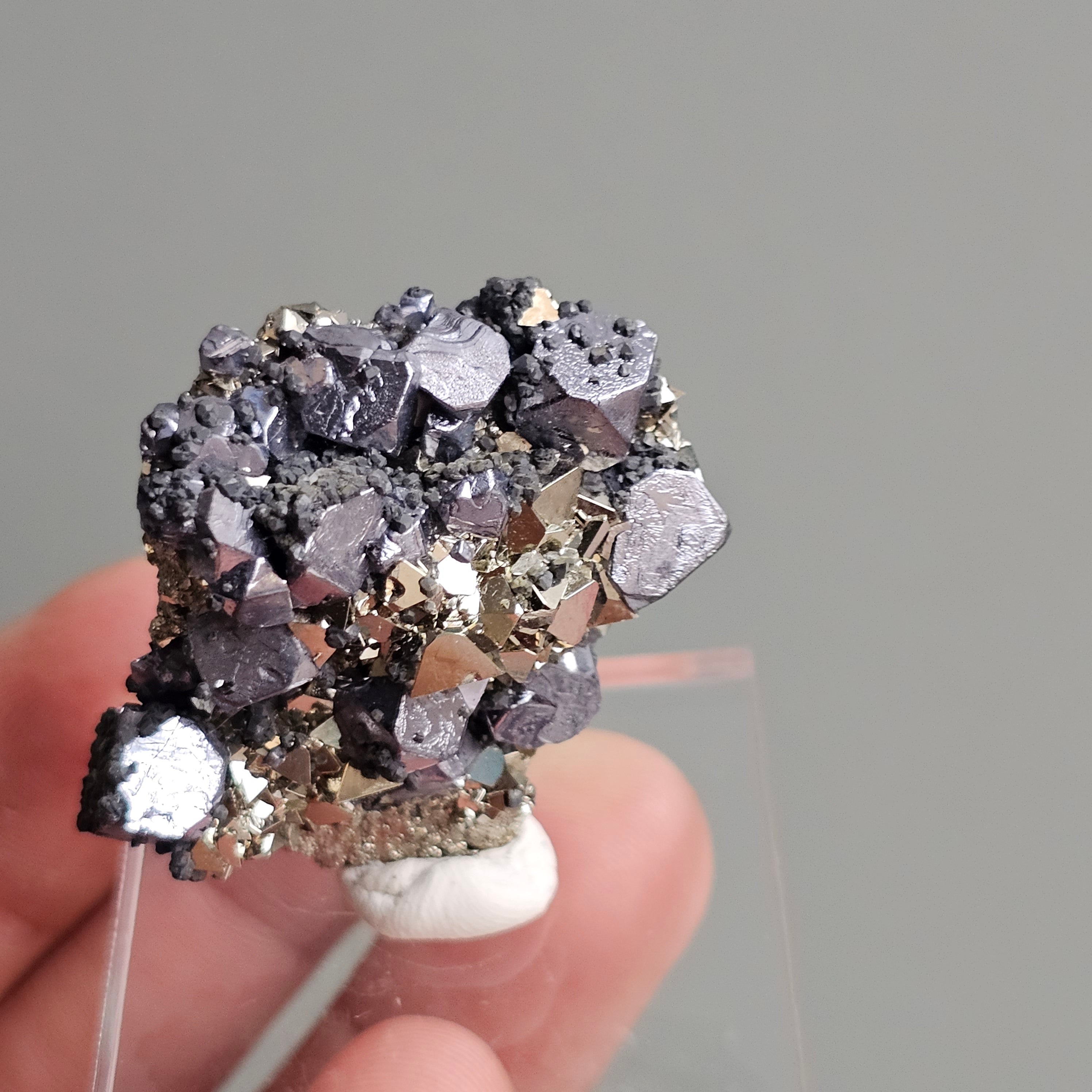 Galena with Pyrite octahedral