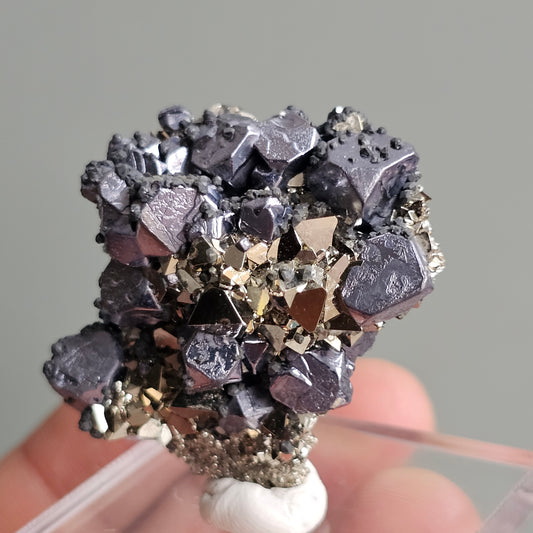 Galena with Pyrite octahedral