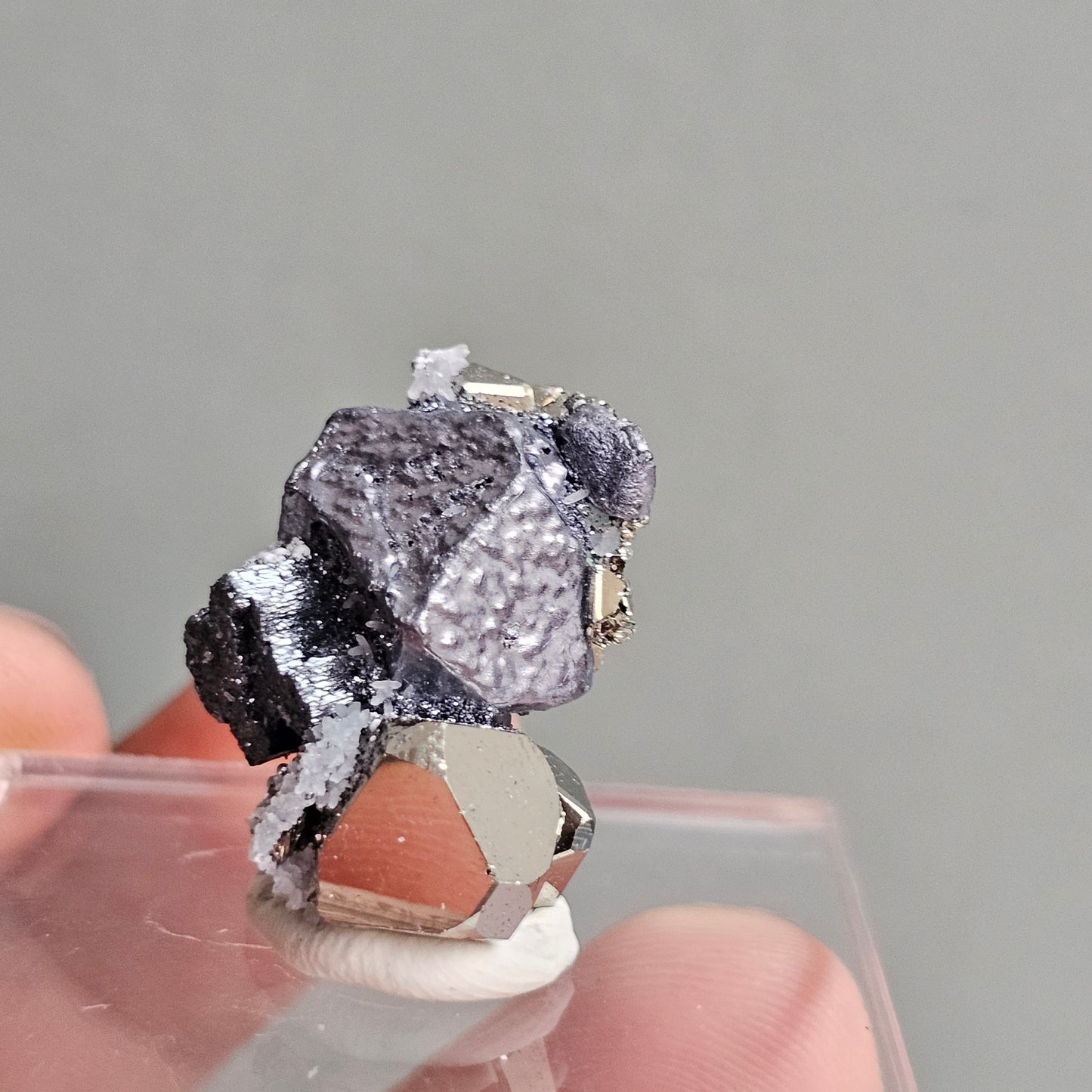 Galena with Pyrite octahedral