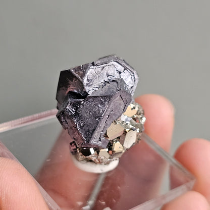 Galena with Pyrite octahedral