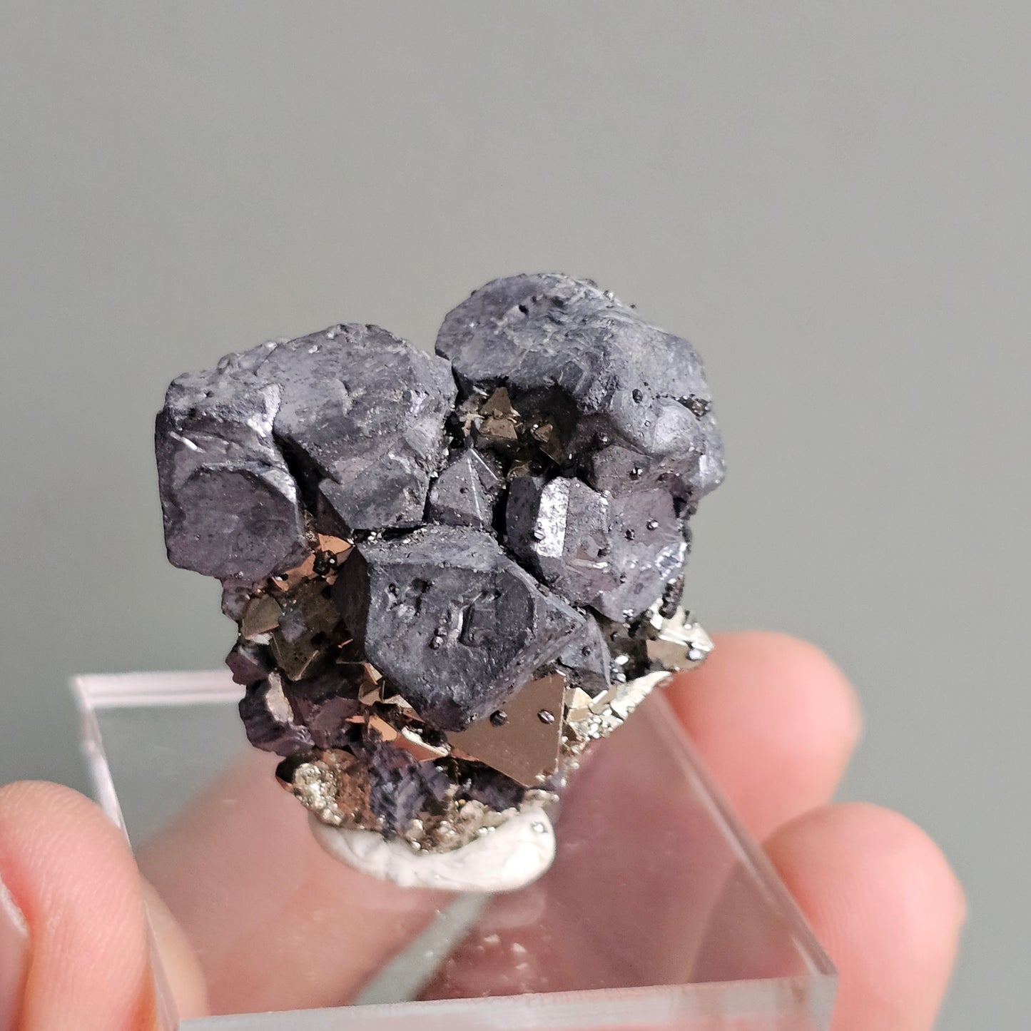 Galena with Pyrite octahedral