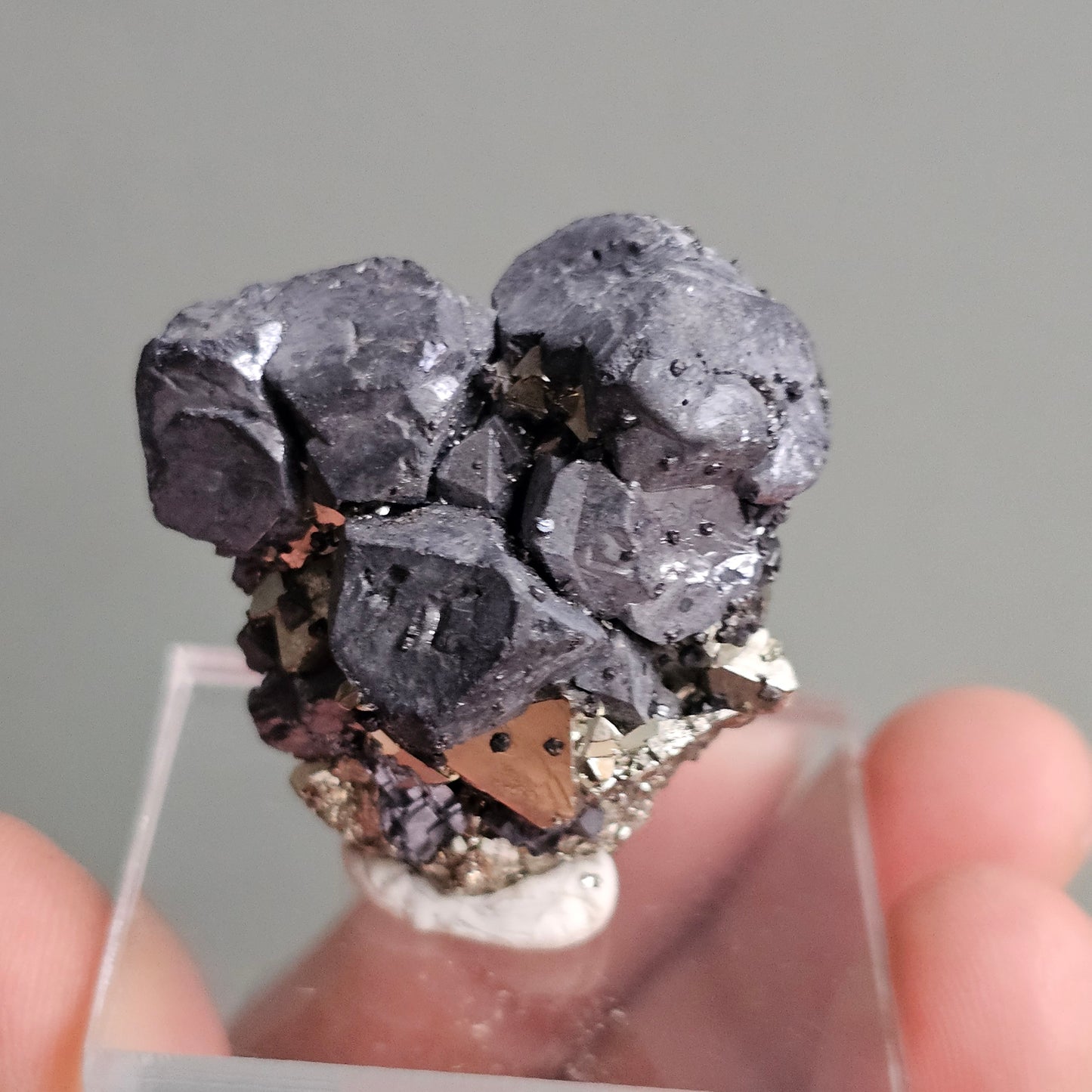 Galena with Pyrite octahedral