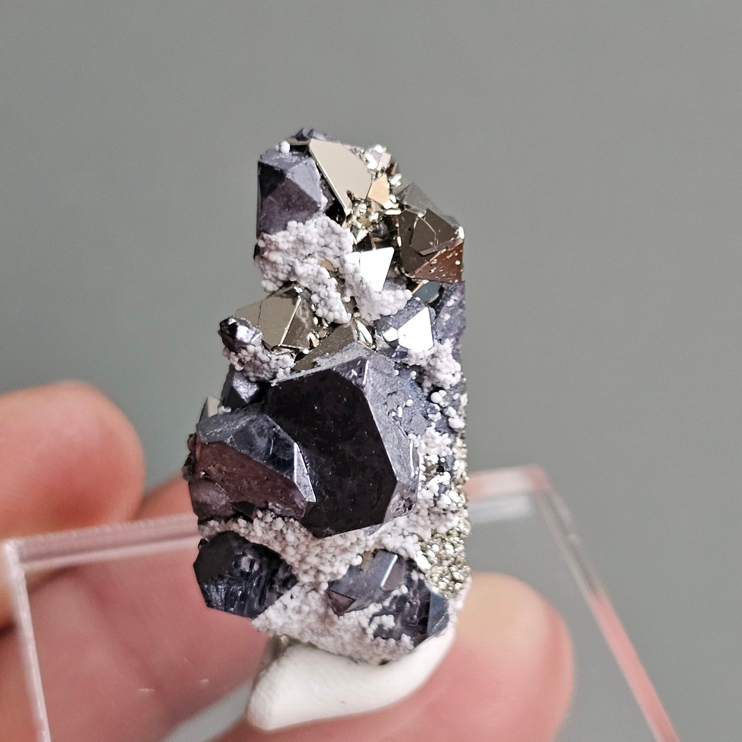 Galena with Pyrite octahedral