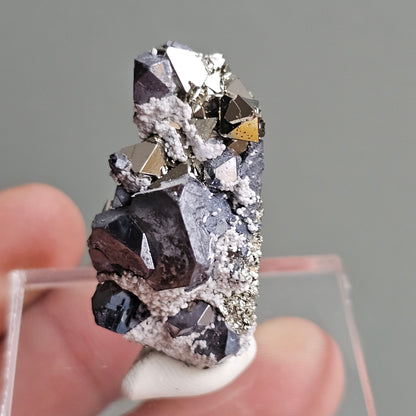 Galena with Pyrite octahedral