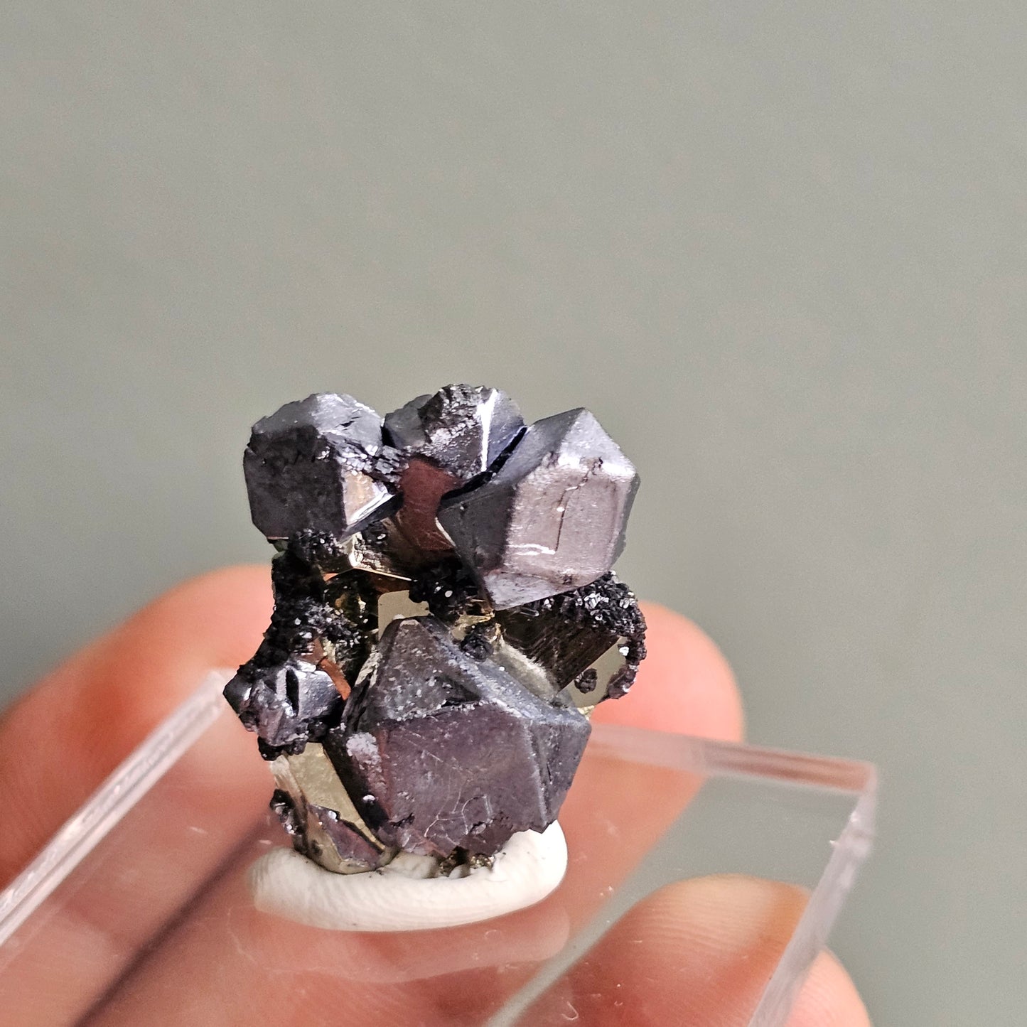 Galena with Pyrite octahedral