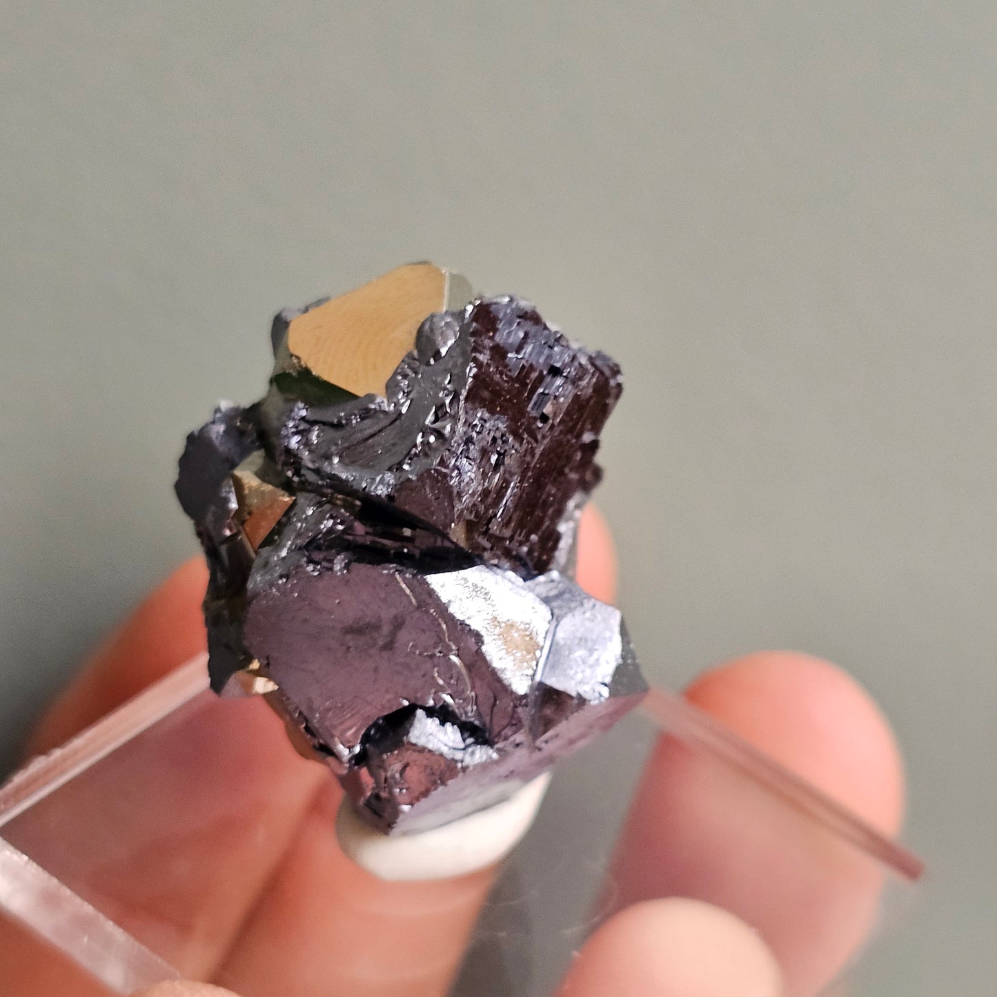 Galena with Pyrite octahedral