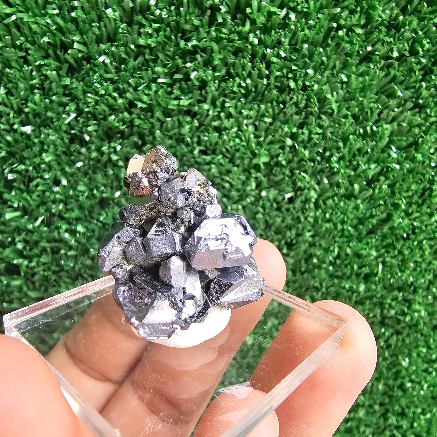 Galena with Pyrite octahedral