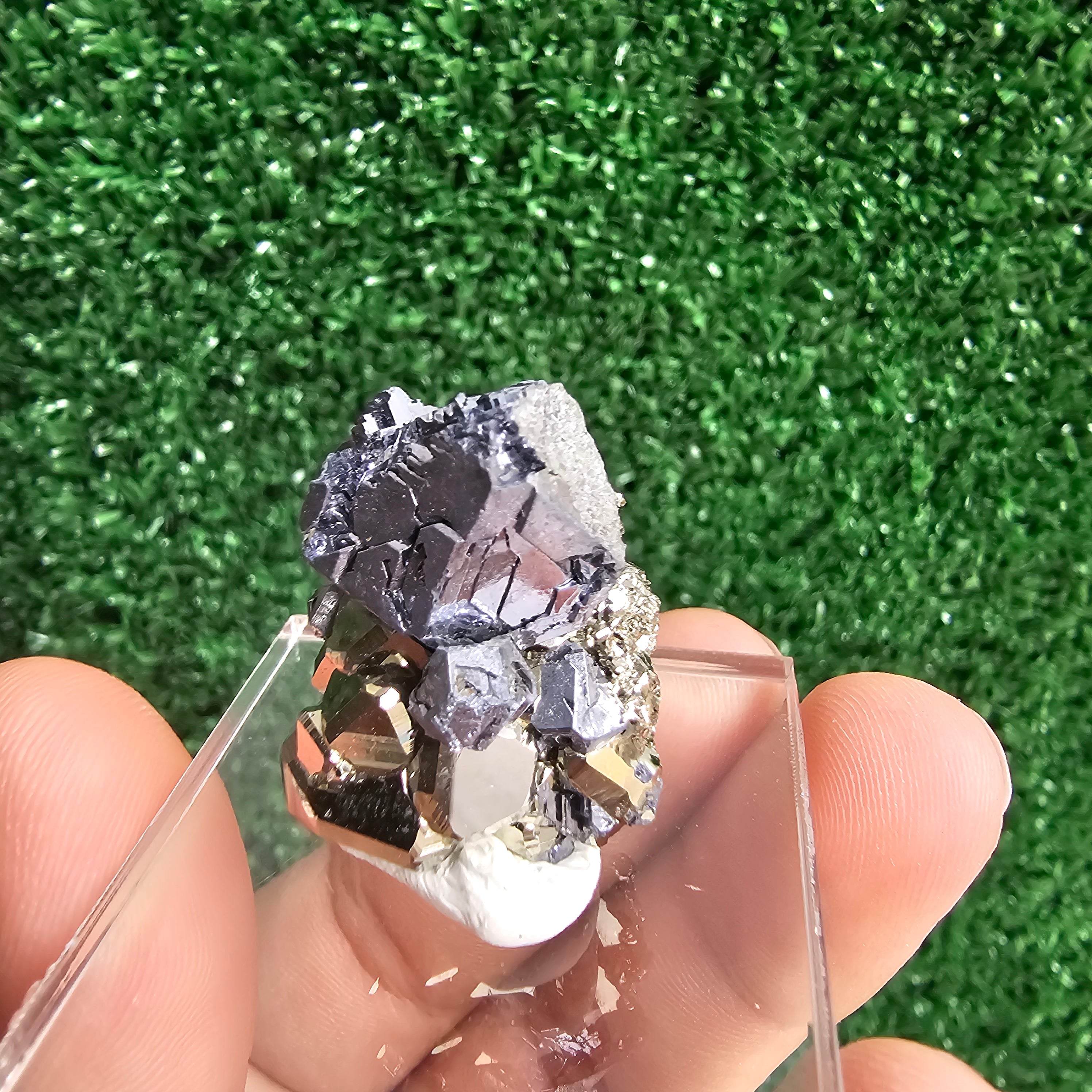 Galena with Pyrite octahedral