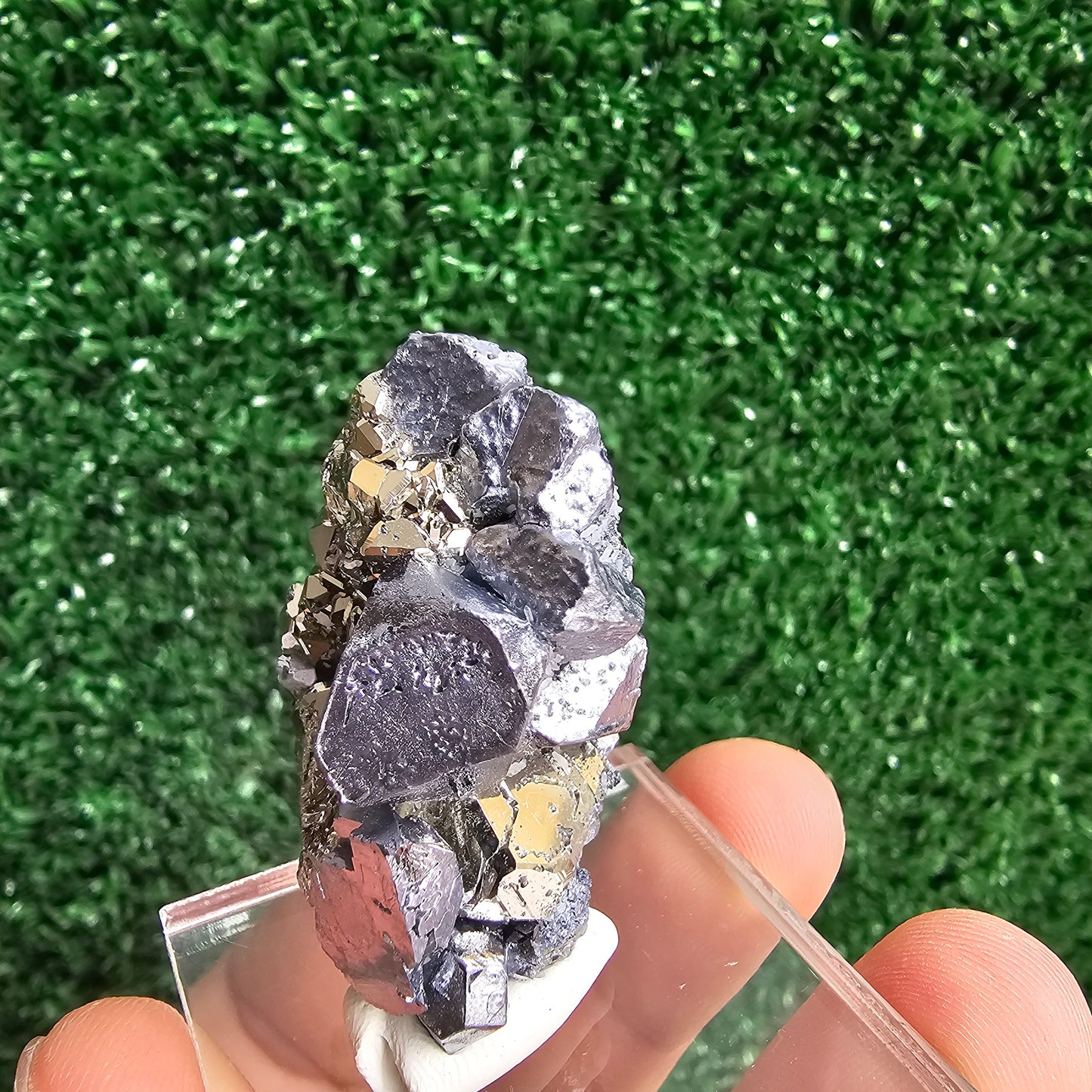 Galena with Pyrite octahedral