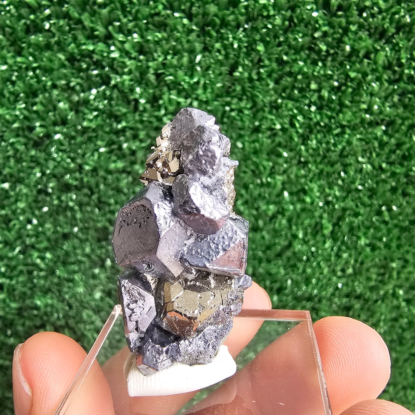 Galena with Pyrite octahedral