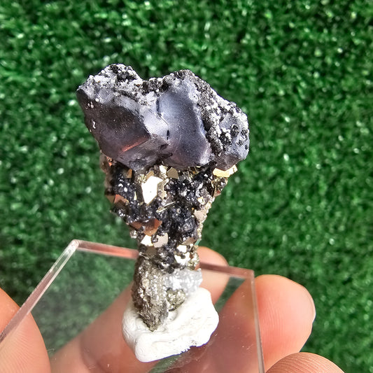 Galena with Pyrite octahedral