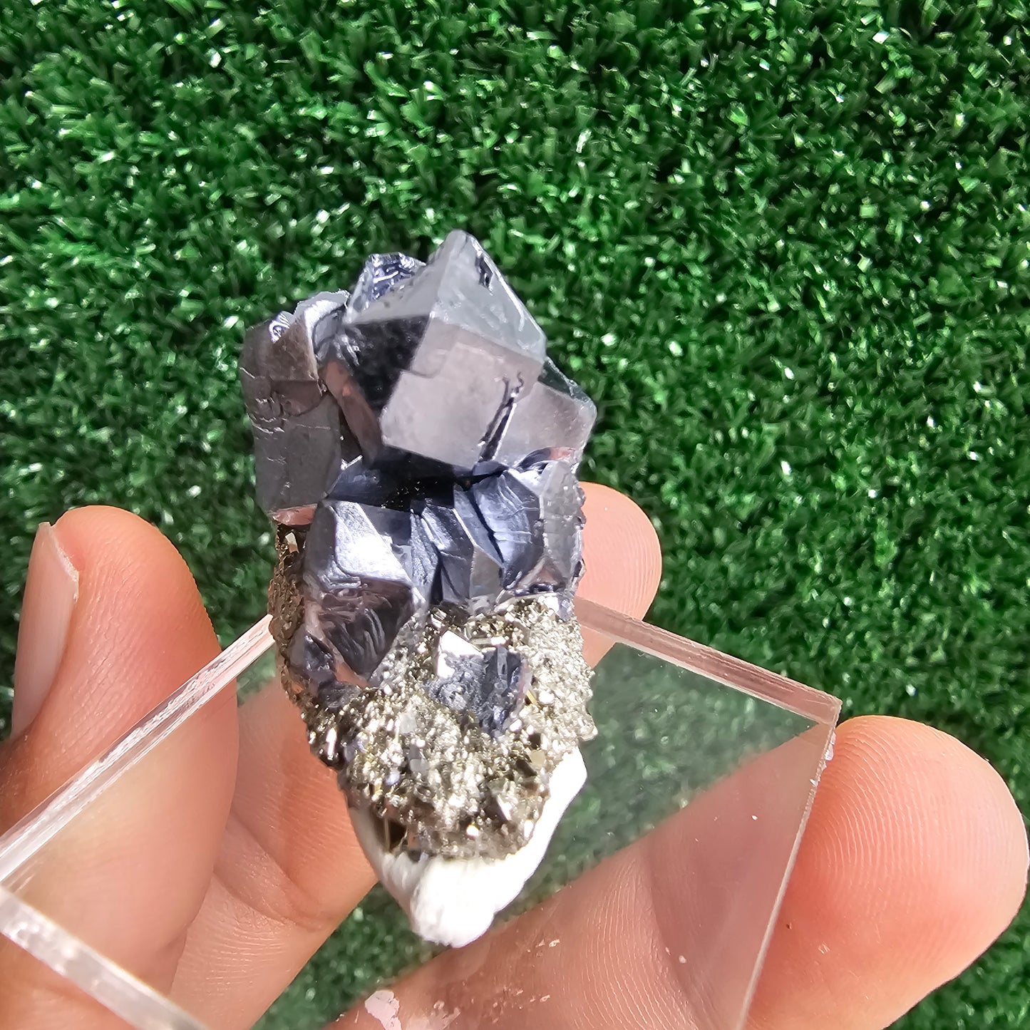 Galena with Pyrite octahedral