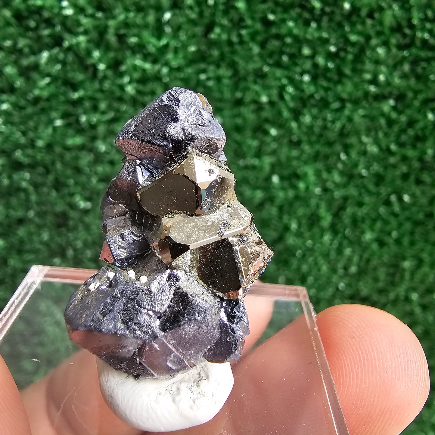 Galena with Pyrite octahedral