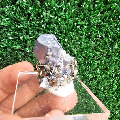 Galena with Pyrite octahedral