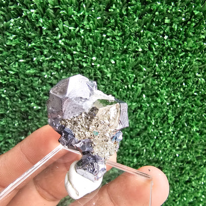 Galena with Pyrite octahedral