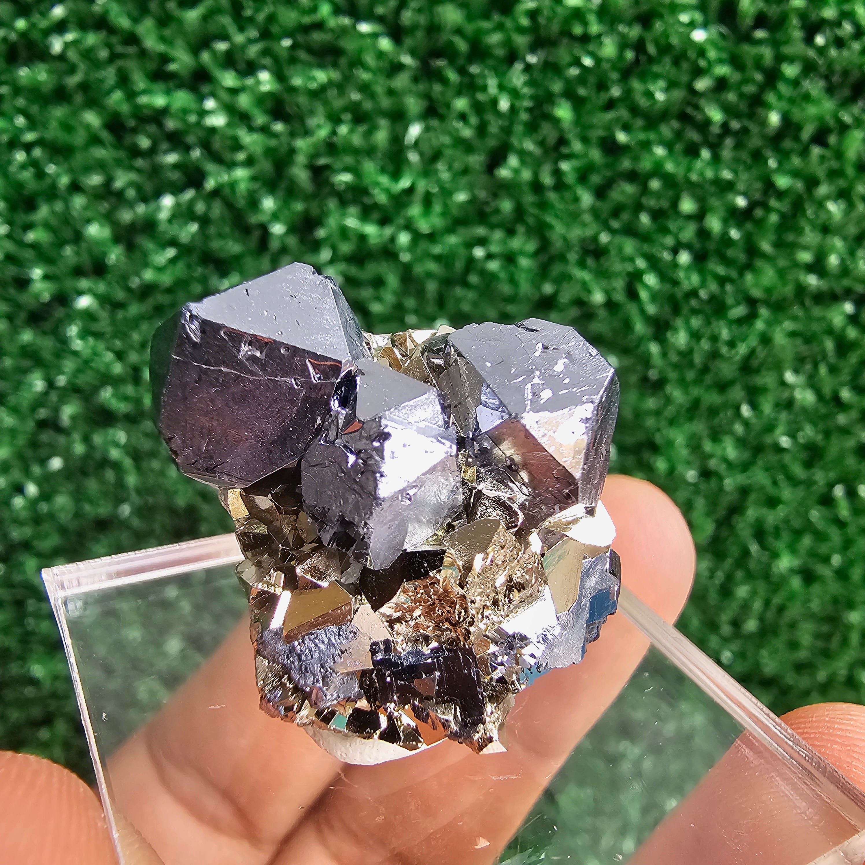 Galena with Pyrite octahedral